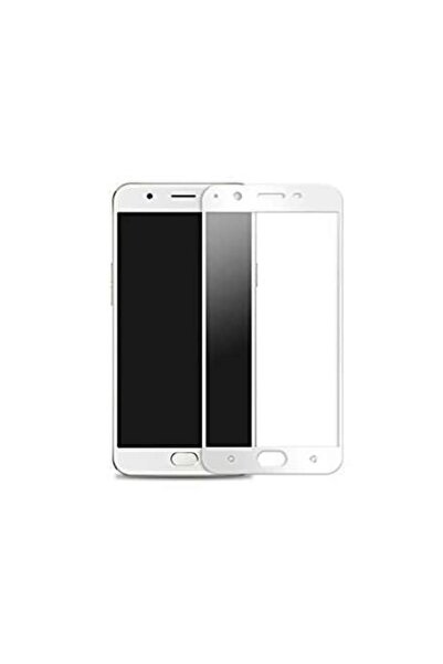 Bibilel Protector de ecran din sticlă securizată pentru Moto G5S, ecran complet, duritate 9H, alb