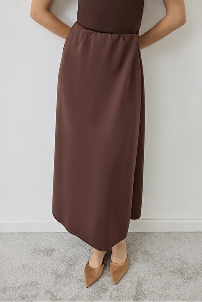 TERZİ DÜKKANI Solin Puff Jacket - Skirt Suit Brown