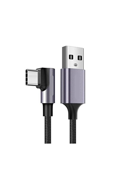 Bibilel Cablu de încărcare USB la USB-C 2.0, încărcare rapidă, 3A, 3m, gri, MON-BBL5837