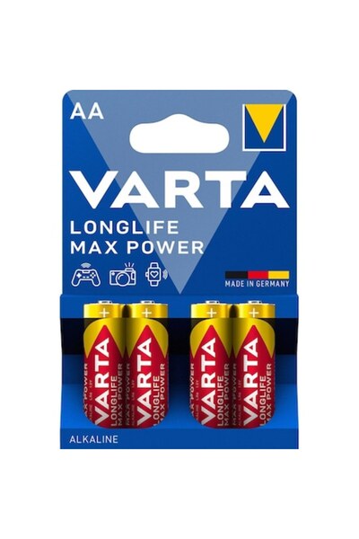 Varta Set 4 baterii alcaline Max Tech R6 AA