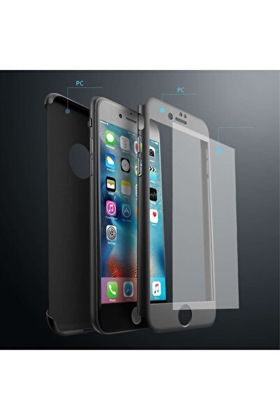 Generic Husa Apple iPhone 11 Pro, Full Cover 360, Negru + Folie de protectie