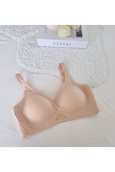 MAVEA حمالة صدر بتفاصيل شبكية مع حشوة قابلة للإزالة وحزام قابل للتعديل مقطوعة...