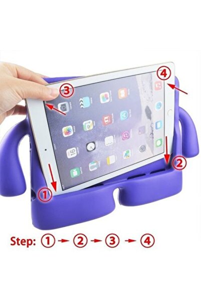 SOHO Protective Foam Case for iPad Mini 1 - 4 for Kids, Purple