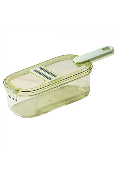 Flippy Feliator Multifunctional, Flippy, 3 in 1, pentru Fructe si Legume, 6 Piese, Maner, Lame de Inox, Rec