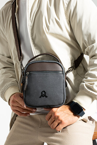 MEGA ÇANTA Ανδρική τσάντα χιαστί/χειρός σειράς Canvas