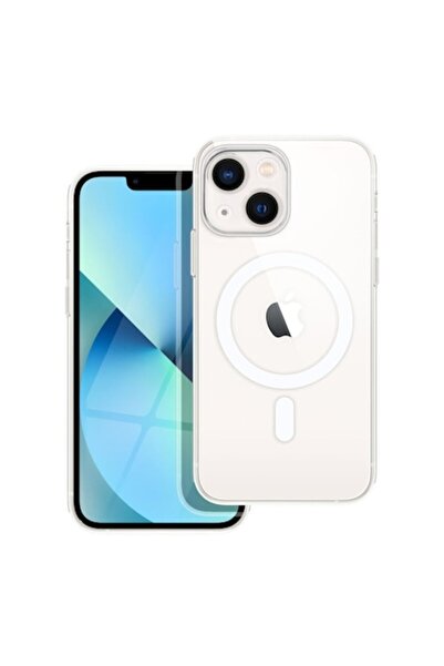 OEM Carcasă transparentă MagSafe, compatibilă cu Apple iPhone 13, plastic