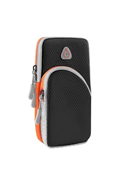 Bibilel Husa armband sport pentru telefon 7.5 inch, depozitare chei si casti,...