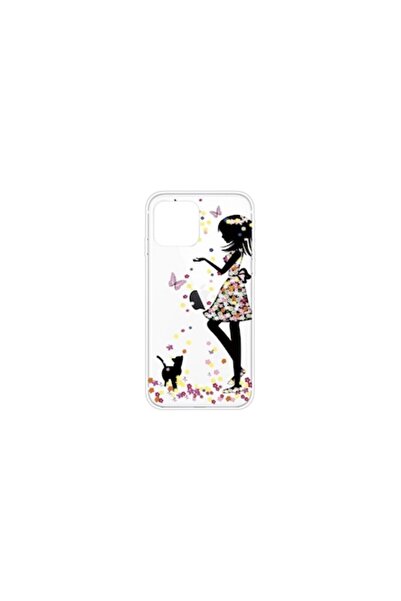SOHO Girl Paint back protective case for iPhone 12 Pro Max, Transparent