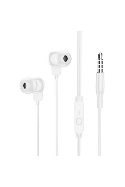 Borofone Casti Handsfree 3.5mm BM64 Goalant, Alb
