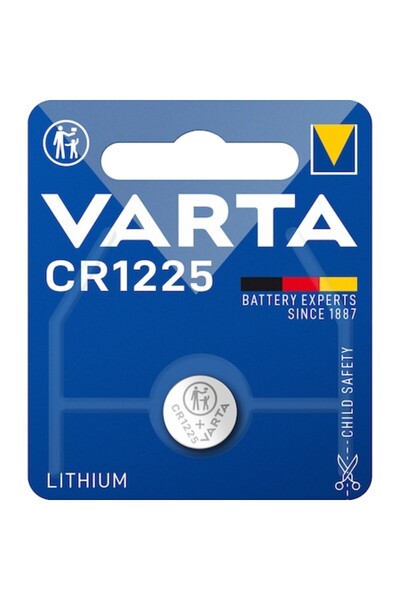 Varta Button Battery CR 1225 BL1 Silver