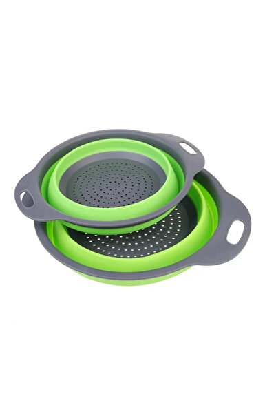 Flippy Set 2 strecuratori pliabile din silicon alimentar Flippy, cu manere, f...