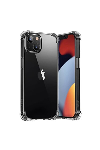 SOHO Θήκη σιλικόνης AntiShock συμβατή με iPhone 13, διαφανής