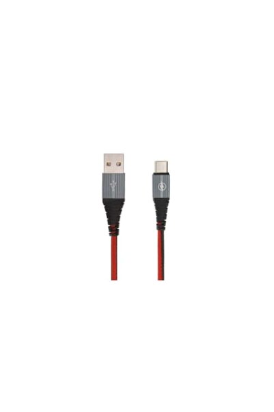 SOHO Charging Cable Type-C USB 3.1, Length 1M, Reinforced, Red and Black