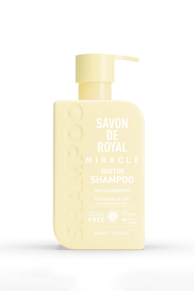 Savon De Royal - Biotin İçeren - Aşırı İşlem Görmüş Saçlar İçin Onarım Etkili Şampuan 500 ml