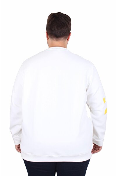 MocGrande Πουλόβερ με λαιμόκοψη μεγάλου μεγέθους Double Face Pike EO 25703 EKRU