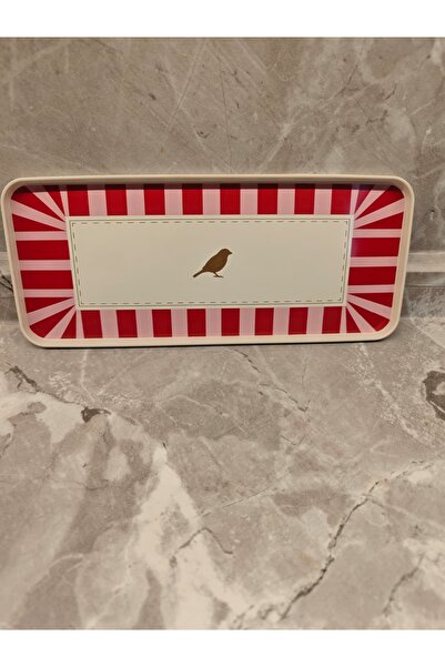 ENAVM KUŞLU MİNİ KAHVE SUNUM TEPSİSİ DİKDÖRTGEN 30 CM