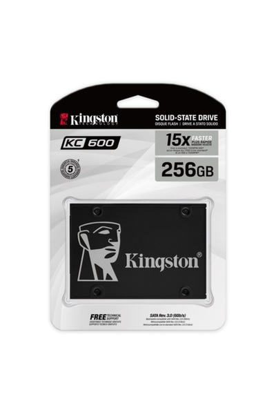 Kingston Μονάδα στερεάς κατάστασης (SSD) KC600, 256GB, SATA III