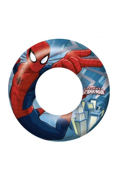 Bibilel Kids Inflatable swimming ring Spiderman for kids, Size 56 cm, Multicolor, JMB-BBL5515