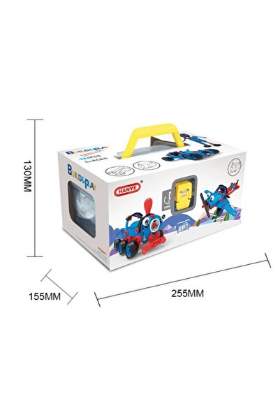 Flippy Set pentru construit masini, Flippy, Educativ si creativ, 134 piese