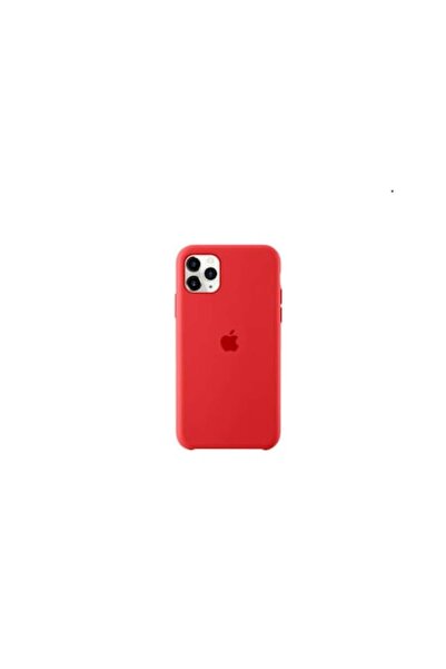 SOHO Apple-logo silicone case for iPhone 11 Pro Max, Red