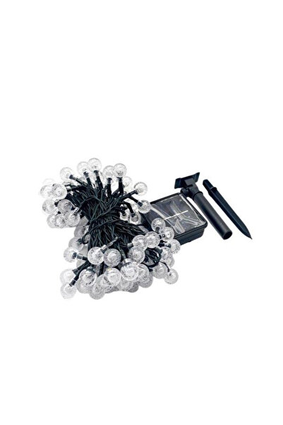 Flippy Instalatie Craciun, Tip Globuri de cristal, 50 Led-uri, 9.5 metri, Alb...