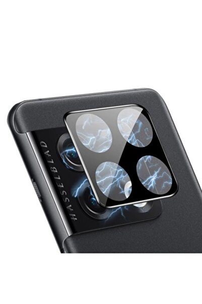 SOHO Protecție cameră compatibilă cu OnePlus 10 Pro, sticlă securizată, negru...