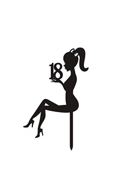 Flippy Decoratiune Topper pentru Tort, Flippy, Model Fata 18 Ani, Dimensiuni ...