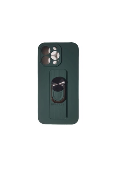 SOHO iPhone 13 Pro Case with Kickstand, Green