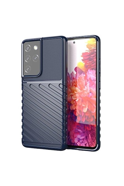 OEM Carcasă TPU Thunder pentru Samsung Galaxy S23 Ultra (S918) - Bleumarin