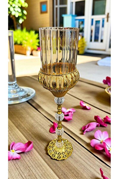 ÇEÇEN HOME Estetik Ayaklı Şamdan Romantik Masalar için Şıklık