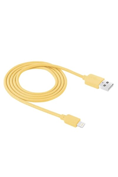 SOHO USB to Lightning Cable compatible with iPhone, iPad, iPod, 2m, Yellow