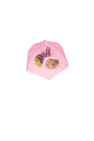 Bibilel Foldable mesh food cover, insect-proof, 58x22cm, Fuchsia