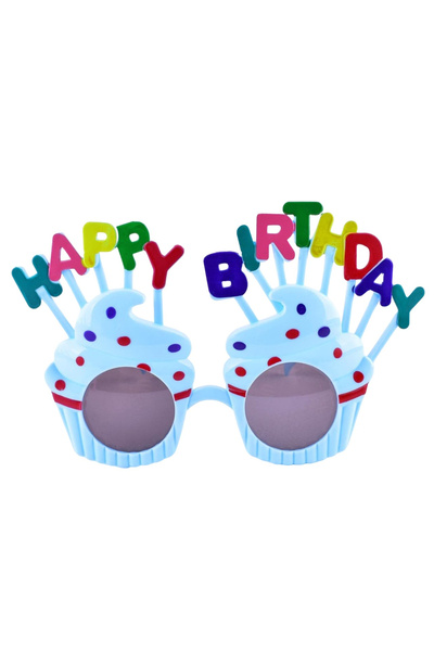 Flippy Ochelari Happy Birthday, Flippy, Tematica Aniversare, Protectie Soare, din Plastic, Model Prajiturel