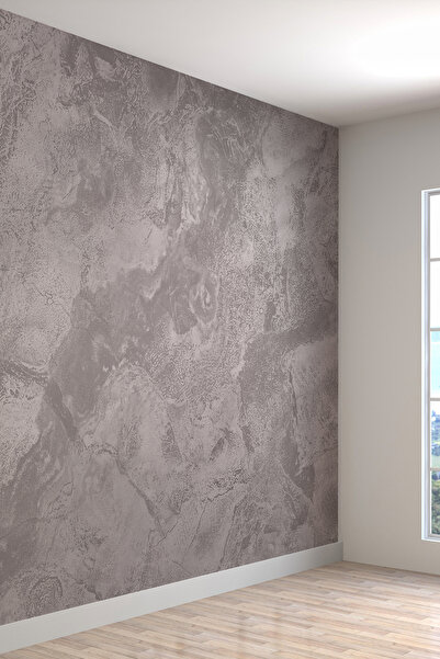 dreamwall Modern Beton Görünümlü Tekstil Duvar Kağıdı