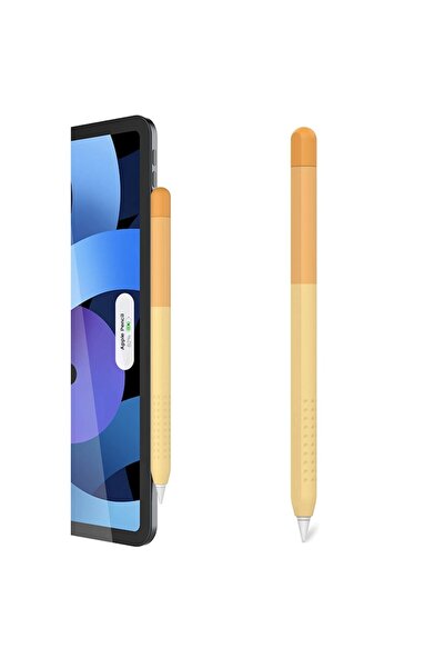 SOHO Carcasă din silicon compatibilă cu Apple Pencil 2, portocalie