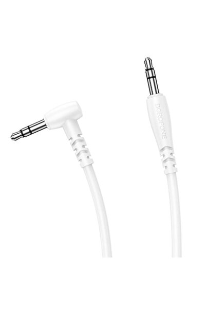 Borofone Cablu audio 3.5mm la 3.5mm BL10, 2m, alb