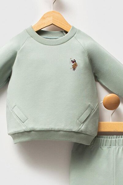 U.S. Polo Assn. Kids U.S. Polo Assn Usb2586 Baby Boy 2-Piece Set