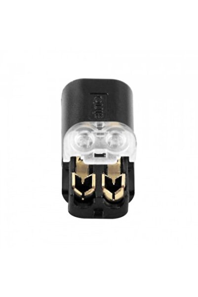 Bibilel Conector rapid cu 2 pini, 22-20 AWG, negru