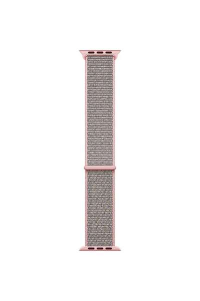 Bibilel Strap for Apple Watch, 38-40mm, Textile, Pink-Gray, SUN-BBL4192