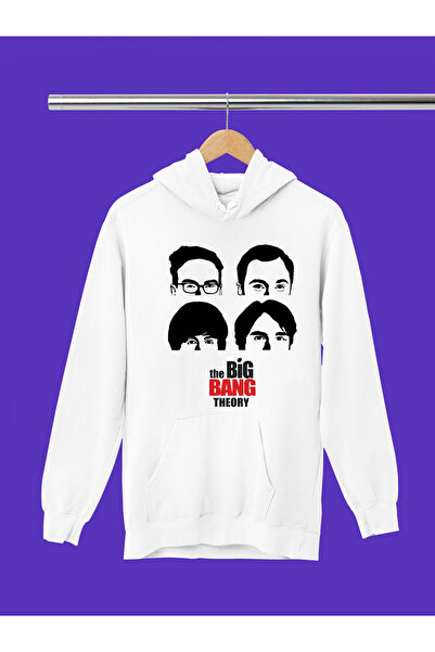 MAGORS The Big Bang Theory Printed Cotton Long Sleeve Ribbed 3 Thread Hooded Sweatshirt