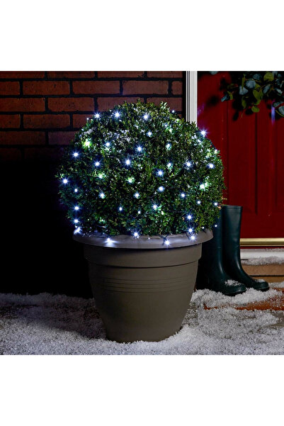 Flippy Instalatie de Craciun liniara Yoto, 10 m, din care 1 m cablu priza 220V, 100 LED, 8 jocuri de lumini