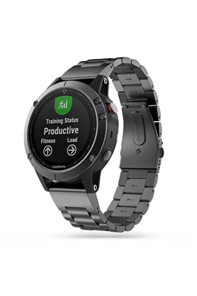 Tech-Protect Curea din oțel inoxidabil compatibilă cu Garmin Fenix ​​5/6/6 Pro/7 Negru