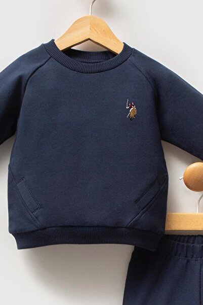 U.S. Polo Assn. Kids U.S. Polo Assn Usb2586 Baby Boy 2-Piece Set