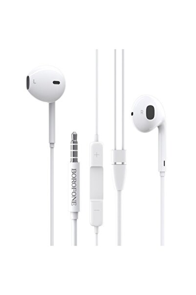 Borofone Handsfree Earbuds BM30, White