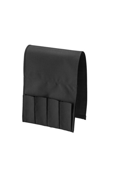 Bibilel Suport de buzunar pentru canapea, pentru telecomandă și reviste, negru