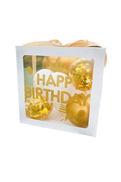 Flippy Cutie pentru Baloane, Flippy, Tematica Aniversare, Model Scris Happy Birthday, Baloane Aurii, Albe s