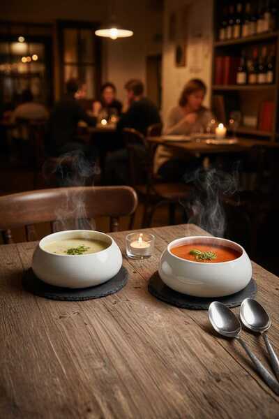 Le Paon 2’li Set Porselen Çorba, Tatlı ve Meze Kasesi 14x6 cm