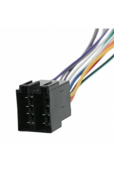 SOHO Car Connector Cable for ISO Plugs, 20 cm, Multicolor