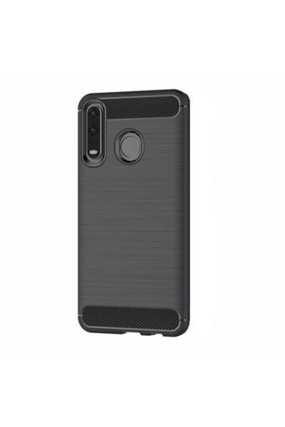 SOHO Husă de protecție pentru Huawei P30, carbon, neagră