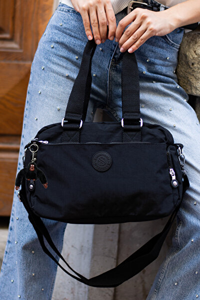 Freedom حقيبة كروس وحقيبة كتف نسائية من القماش المجعد - مقاومة للماء، مع هدية...